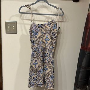 NEW free people blue sequin dress